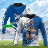 Terry Lamb Nrl Football Player Custom Name 3D All Over Print Hoodie - Canterbury Bankstown Bulldogs 