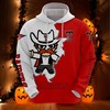 Texas Tech Red Raiders Mascot Printed All Over Print 3D Hoodie For Fans