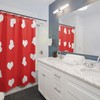 The Classic Heart Shower Curtain That Will Never Get Old