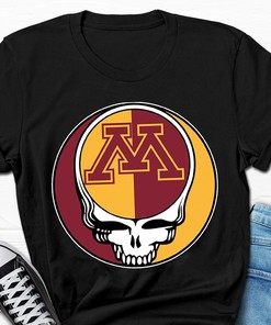 The Grateful Dead Minnesota Golden Gophers Logo T-Shirt - Hoodie Sweatshirt Fan Gift