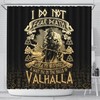 Themes Shower Curtain - Warrior Valhalla Norse Vikings 3D Print Pattern for Bathroom/Laundry Waterproof