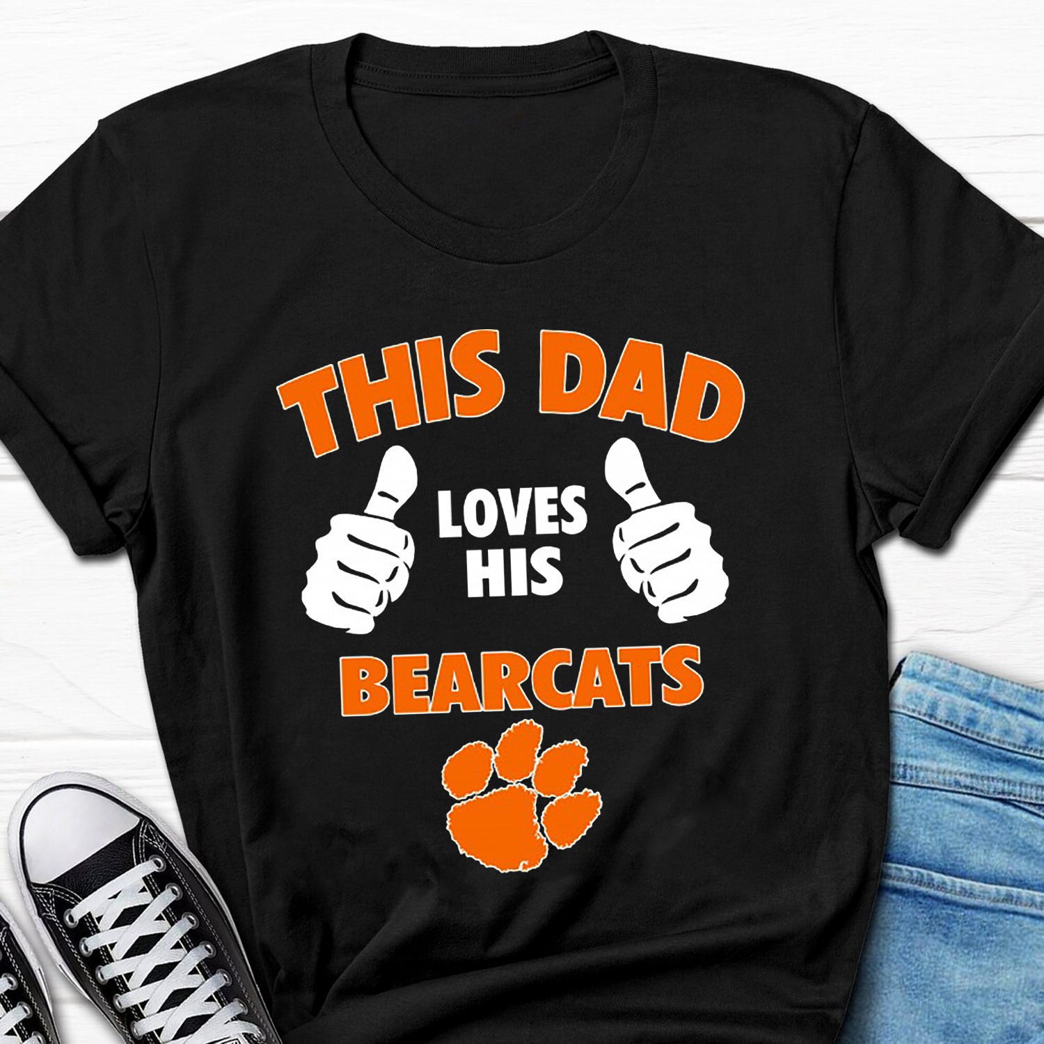 This Dad Loves His Clemson Tigers - NCAA T-Shirt Hoodie Sweatshirt for Fans