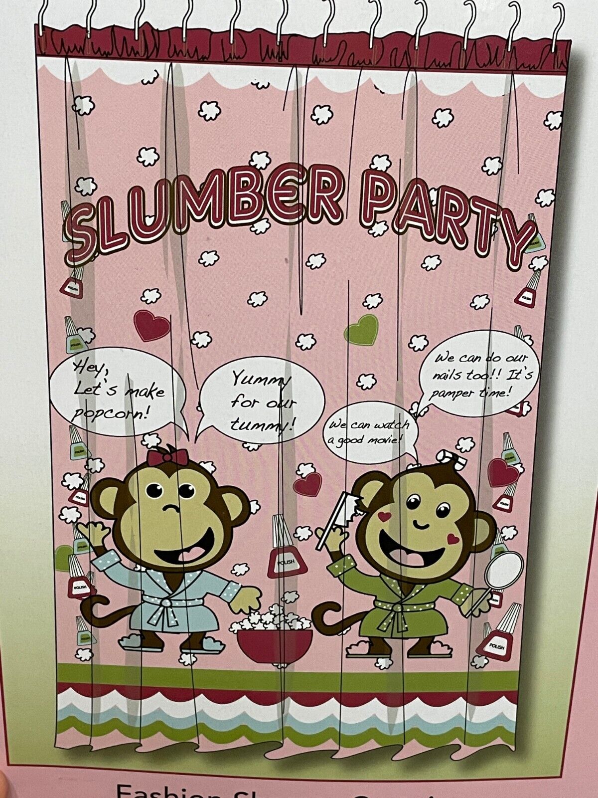 Three Wise Monkeys Shower Curtain - Image 2