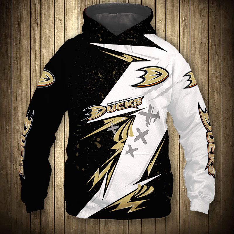 Thunder Design Pullover - Anaheim Ducks 3D Hoodie