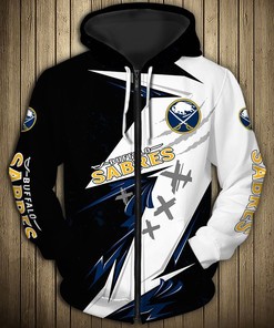 Thunder Design Pullover Buffalo Sabres Hoodie, Perfect Gifts For Fans