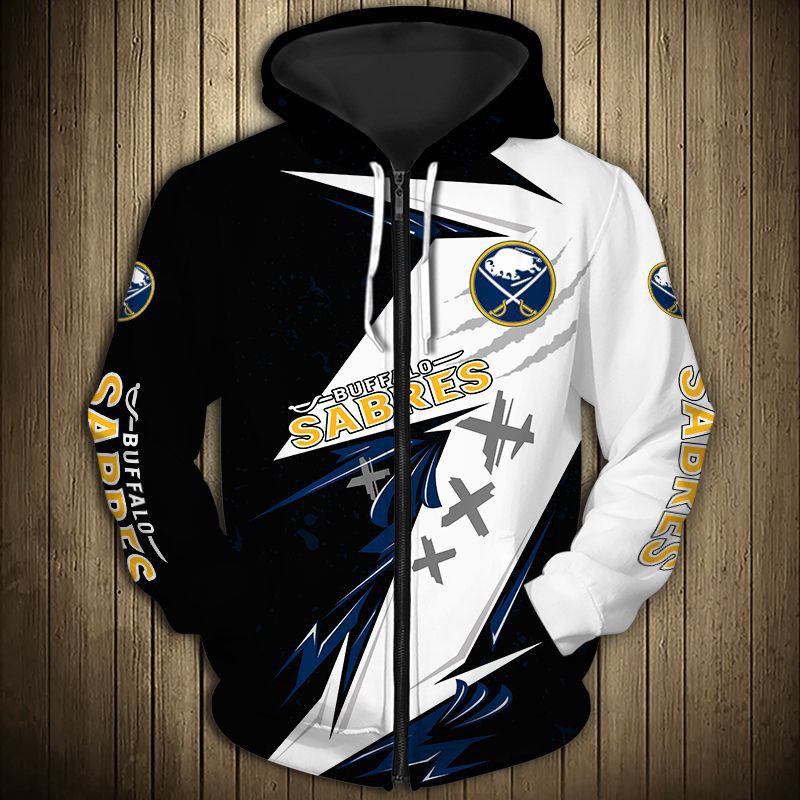 Thunder Design Pullover Buffalo Sabres Hoodie, Perfect Gifts For Fans
