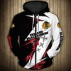 Thunder Design Pullover Chicago Blackhawks Nhl Hoodie - For Stylish Fans 