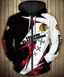 Thunder Design Pullover Chicago Blackhawks Nhl Hoodie - For Stylish Fans 