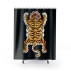 Tibetan Ethnic Print Tiger Bath Curtain for Bathroom