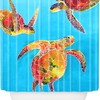 Tie Dye Sea Turtles Shower Curtain By Clara Nilles - A Unique And Artistic Addition To Your Bathroom
