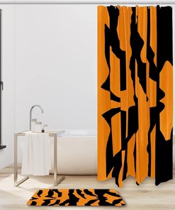 Tiger Animal Print Waterproof Shower Curtain for Your Bathroom