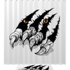 Tiger Claws Scratches Waterproof Shower Curtain for Bathroom Decor