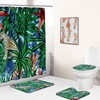 Tiger In The Jungle Bathroom Curtain