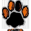 Tiger Paw Waterproof Shower Curtain for Wild Bathroom Decor