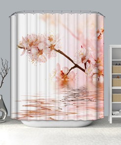 Tilda Flower Garden Rose Shower Curtain - Chic And Elegant Bathroom Decor
