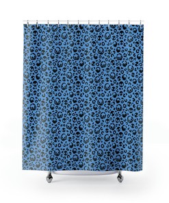 Timeless Leopard Print Shower Curtain, Classic Bathroom Decor