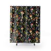 Toadstool Shower Curtain - Biology Nature Lover Dark Academia Dark Nature Lover Bathroom Decor