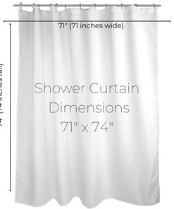 Toadstool Shower Curtain - Biology Nature Lover Dark Academia Dark Nature Lover Bathroom Decor