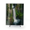 Toketee Falls Oregon Shower Curtain - Nature Decor for Bath and Shower Stall