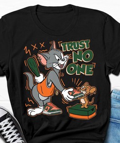 Tom And Jerry Miami Hurricanes Style T-Shirt Hoodie Sweatshirt Fan Gift