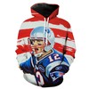 Tom Brady Football Hoodie - 3D American Edition