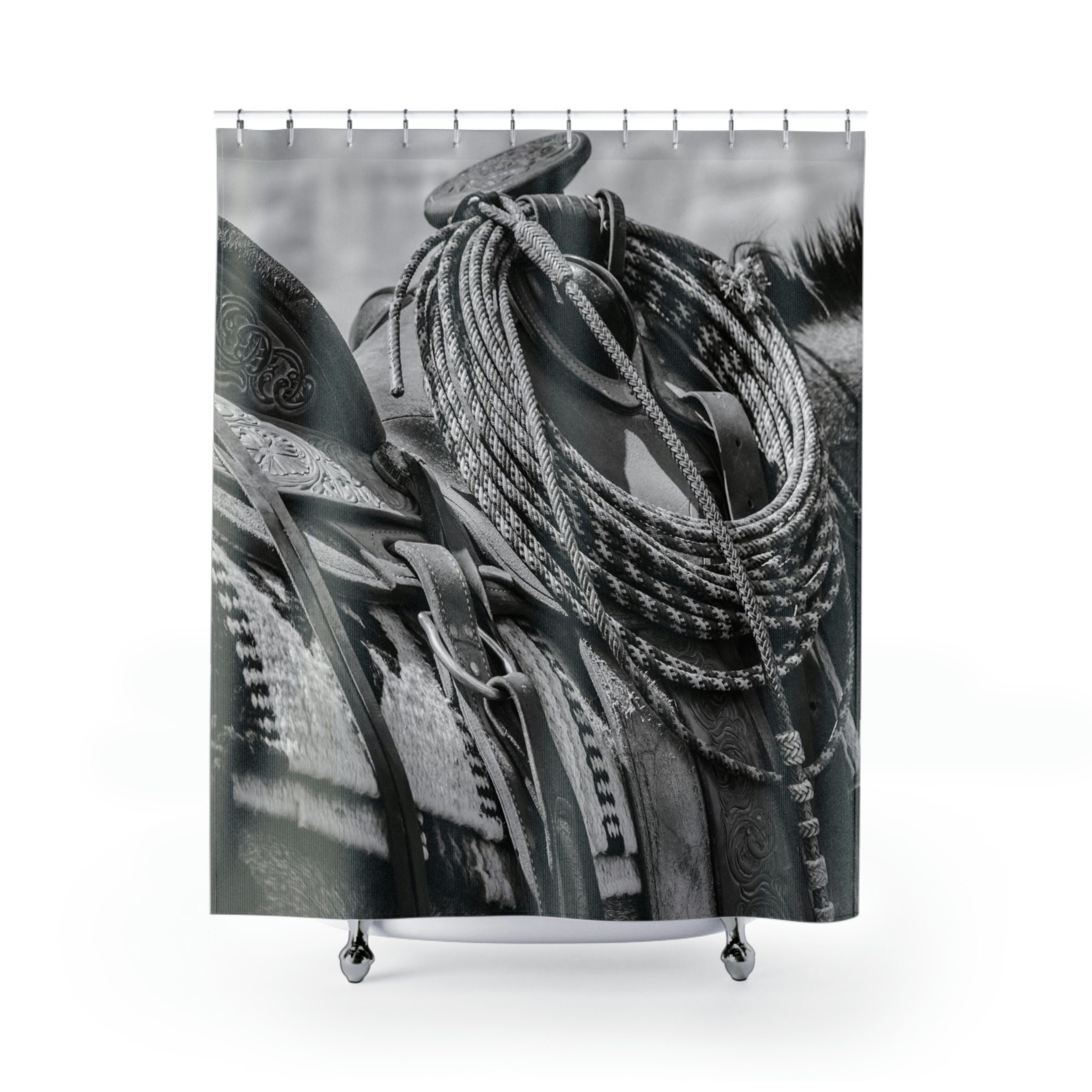 Tools of Trade Bath Shower Curtain, Waterproof Fabric Bathroom Decor