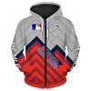 Toronto Blue Jays All Over Print Baseball 3D Zip Hoodie For Fans