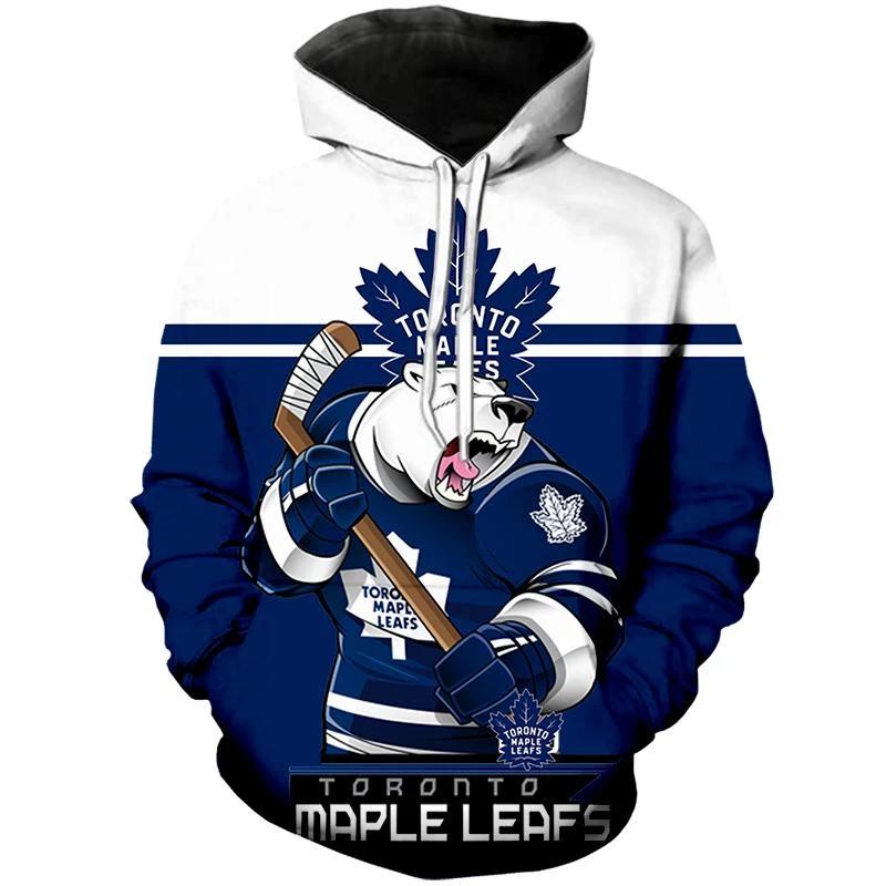 Toronto Maple Leafs All Over Print 3D Printed Hoodie For Fans