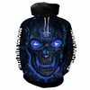 Toronto Maple Leafs Halloween Skulls Print All Over Print 3D Hoodie