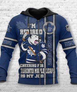 Toronto Maple Leafs I'M Retired All Over Print 3D Hoodie For Fans