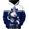 Toronto Maple Leafs Ultra-Cool All Over Print 3D Long Sleeve Hoodie