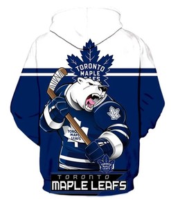 Toronto Maple Leafs Ultra-Cool All Over Print 3D Long Sleeve Hoodie
