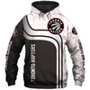 Toronto Raptors All Over Print 3D Zip Hoodie For Fans