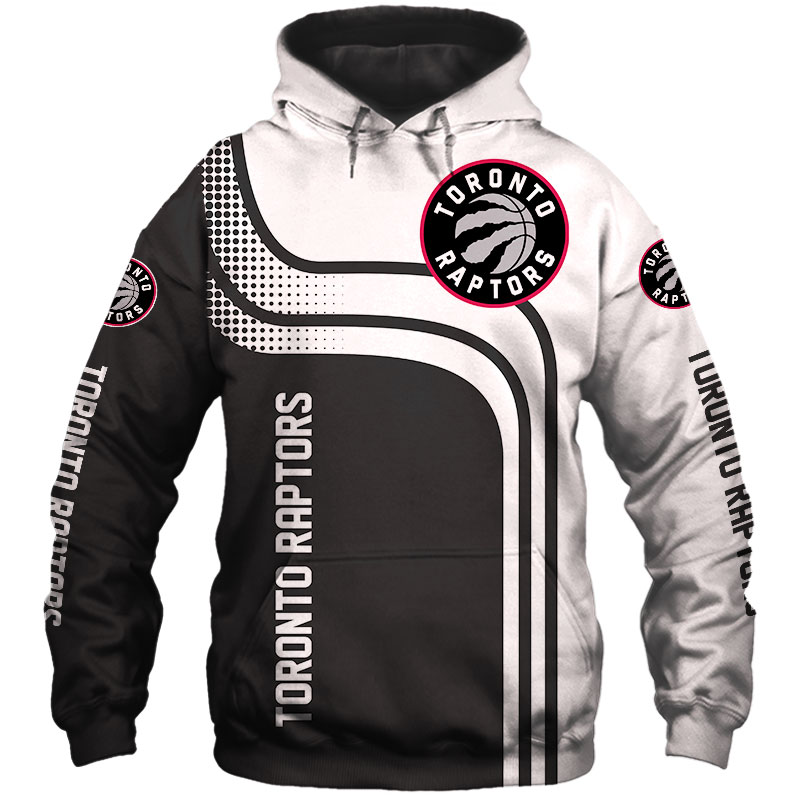 Toronto Raptors All Over Print 3D Zip Hoodie For Fans