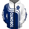 Toronto Raptors All Over Print 3D Zipper Hoodie For Fans