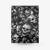 Totenkopf Flor Struktur Stoff Print Shower Curtain - Home Decor
