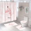 Tranquil Flamingo Shower Curtain For A Serene Bathroom