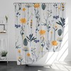Transform Your Bathroom Into A Cozy Space With A Christmas Gift - Floral Vibe Shower Curtain