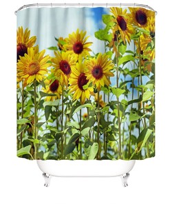 Transform Your Bathroom with Sunflower Shower Curtain