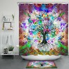 Tree Of Life Butterfly Shower Curtain For Whimsical Bathroom Decor