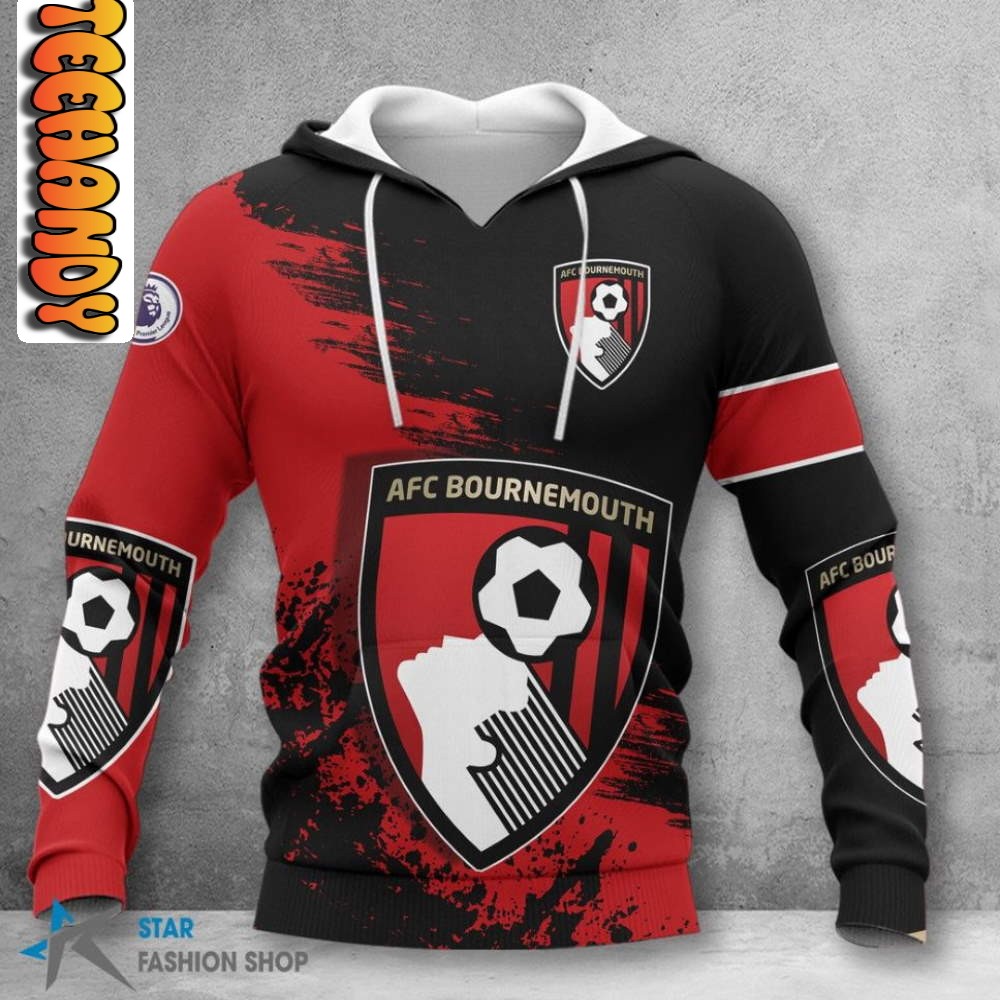Trendy Afc Bournemouth 3D Hoodie For Football Fans