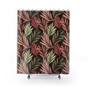 Trendy Boho Botanical Shower Curtain for Chic Bathroom Decor