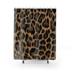 Trendy & Eye-catching Leopard Print Bathroom Shower Curtain