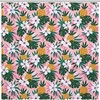 Trendy Hawaiian Pineapples Shower Curtain For Modern Bathroom