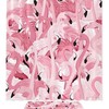 Trendy Pink Flamingo Pattern Shower Curtain for Timeless Bathroom Decor