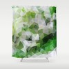Triangles Abstract Shower Curtain: A Geometric Beauty For Your Bathroom