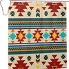 Tribal Native American Indian Pattern Shower Curtain For Ethnic Bathroom Decor.
