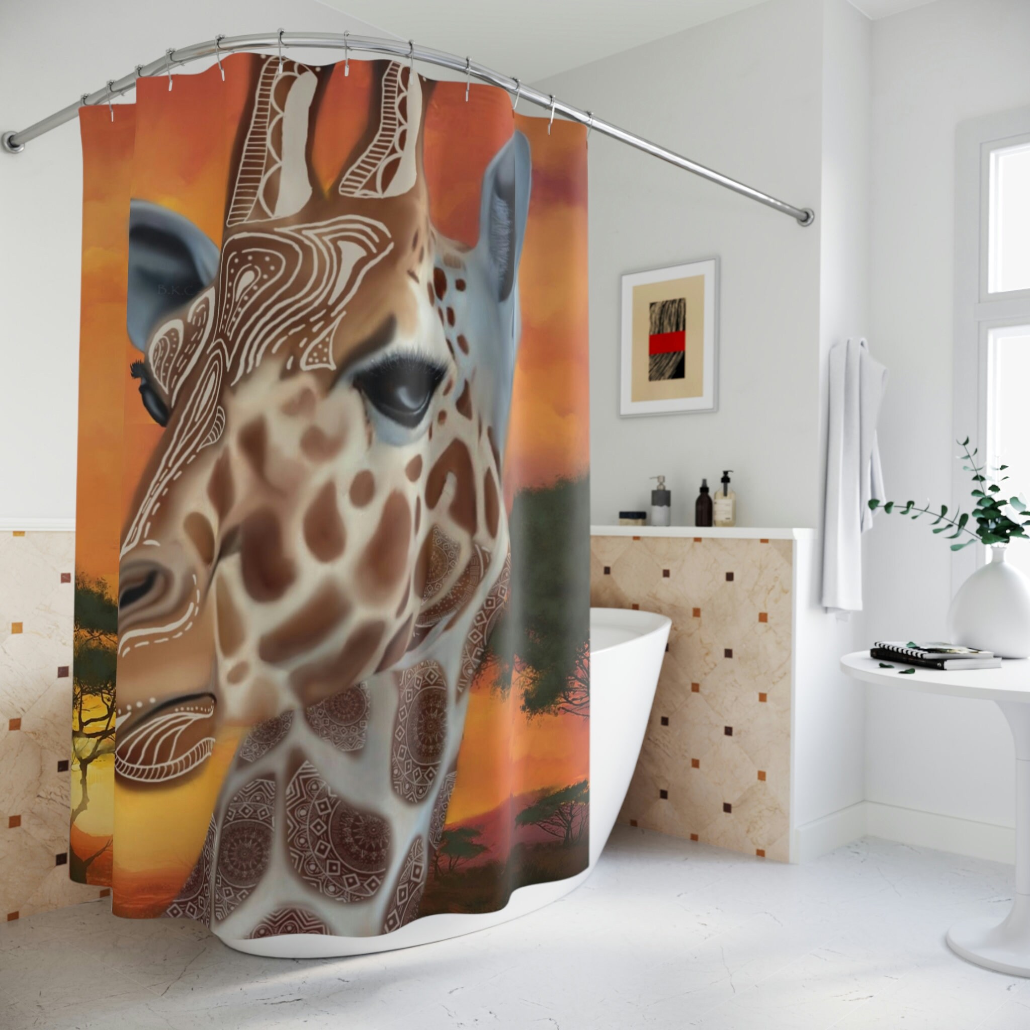 Triple Moon Goddess Tree Life Shower Curtain for Magical Bathroom Decor