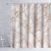 Trippy Pink Marble Pattern Shower Curtain for a Unique and Modern Bathroom
