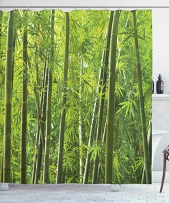 Tropical Bamboo Shower Curtain: Bring The Serenity Of The Tropics To Your Bathroom